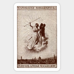 1899 Firenze Italy Photography Exposition Sticker